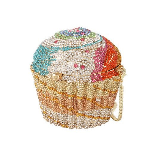 Mini Cupcake Clutch Crystal Evening Purse - 2 9.5cm X 9.5cm - Luxury bags by WAAMII