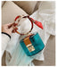 Mini Round Transparent Jelly Bag Silk Scarf Clutch - - Luxury bags by WAAMII