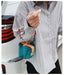 Mini Round Transparent Jelly Bag Silk Scarf Clutch bags WAAMII