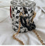 Mini Round Transparent Jelly Bag Silk Scarf Clutch bags WAAMII