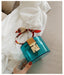 Mini Round Transparent Jelly Bag Silk Scarf Clutch bags WAAMII
