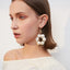 Mismatched Gold Plated Chains Pearl Hoop Earrings - - Luxury Jewelry by WAAMII