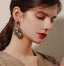 Modern Tone Geometric Hoop Earrings Jewelry WAAMII   