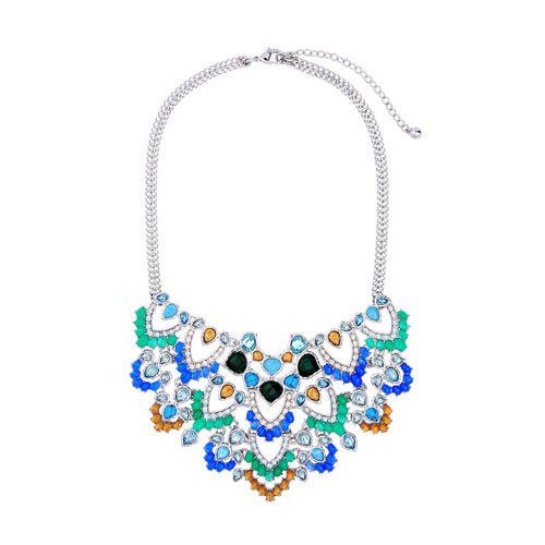Multi-Layer Luxury Flower Pendant Statement Necklaces-Many Styles - xl01135a-2 - Luxury Jewelry by WAAMII