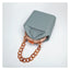 New Fashion Bucket Box Messenger With Acrylic Chains - - Luxury bags by WAAMII
