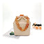 New Fashion Bucket Box Messenger With Acrylic Chains bags WAAMII apricot (20cm<Max Length<30cm)
