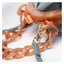 New Fashion Bucket Box Messenger With Acrylic Chains bags WAAMII