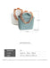 New Fashion Bucket Box Messenger With Acrylic Chains bags WAAMII
