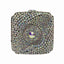 New Style Cosmic Eye Double Sided Full Crystal Mini Box Clutch Evening Purse - Silver AB - Luxury bags by WAAMII