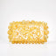 Novelty Beads Acrylic Box Clutch - Gold Leaf - Luxury bags by WAAMII