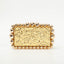 Novelty Beads Acrylic Box Clutch bags WAAMII Gold  