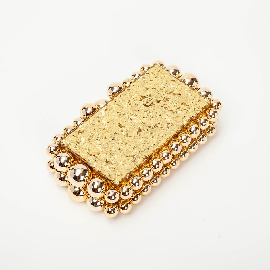 Novelty Beads Acrylic Box Clutch - - Luxury bags by WAAMII