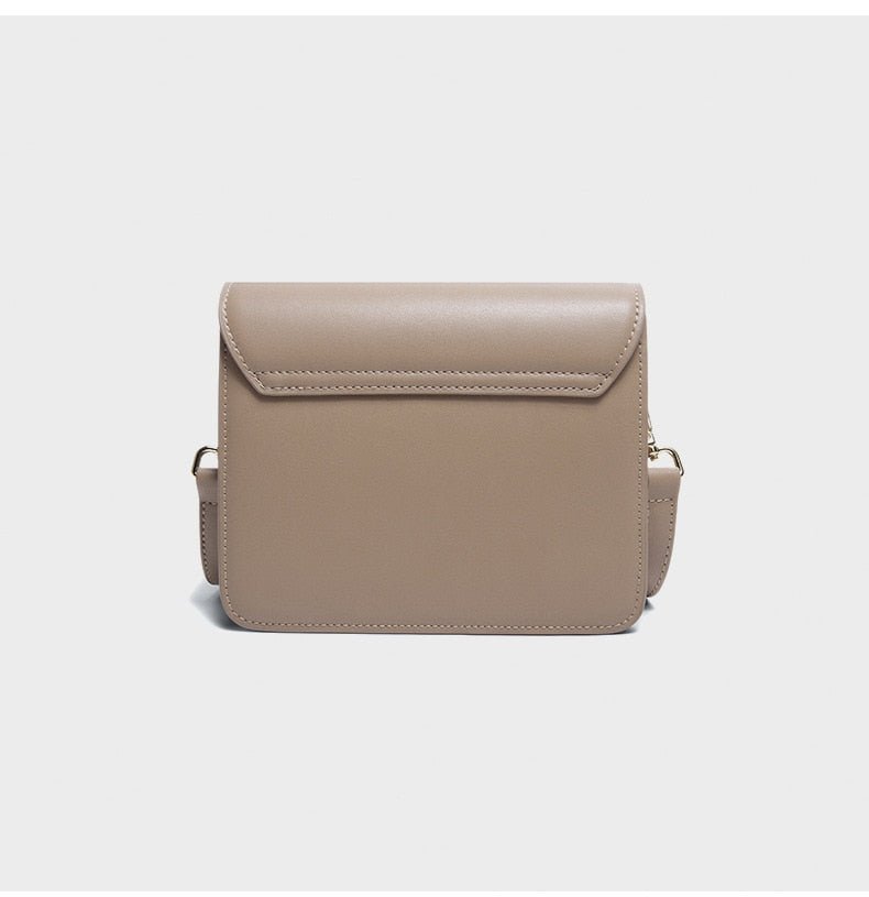 Paula Elegant Flap Buckle Leather Mini Crossbody - - Luxury bags by WAAMII