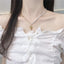 Pearl Pendant Asymmetric Clavicle Chain Necklace - - Luxury Jewelry by WAAMII