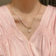 Pearl Pendant Asymmetric Clavicle Chain Necklace - - Luxury Jewelry by WAAMII