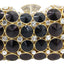 Elegant Black Crystal Diamond Evening Clutch - - Luxury bags by WAAMII