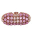 Elegant Black Crystal Diamond Evening Clutch - Pink - Luxury bags by WAAMII