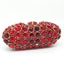 Elegant Black Crystal Diamond Evening Clutch - Red - Luxury bags by WAAMII