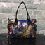 Designer Luxury Gold Thread Phoenix Hand Embroidery Bag Tote-Wood Bead Trim Limited Edition - - Luxury bags by WAAMII