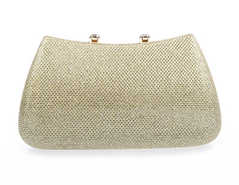 Elegant Diamond Clasp Glittery Clutch Purse - - Luxury bags by WAAMII