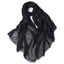 Pure Cashmere Women Ultra Thin Pashmina Shawl and Wraps Solid Color - black - Luxury Accessories by WAAMII