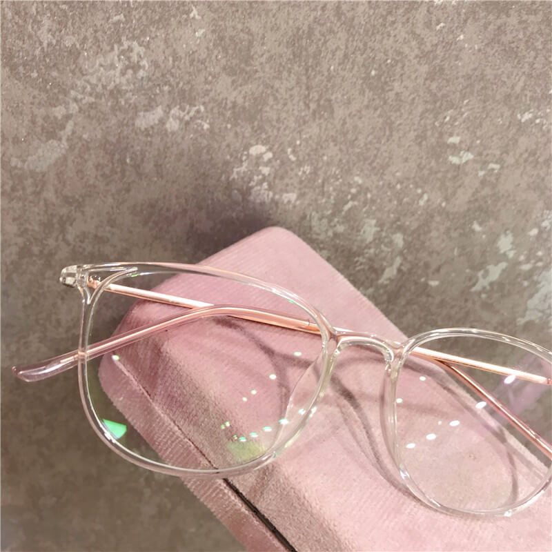Pure Titanium Glasses Frame Ultralight Women Eyeglasses Frames Myopia Optical Prescription Eyewear 22158 - - Luxury Accessories by WAAMII