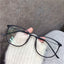 Pure Titanium Glasses Frame Ultralight Women Eyeglasses Frames Myopia Optical Prescription Eyewear 22158 - Matte Black - Luxury Accessories by WAAMII
