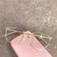 Pure Titanium Glasses Frame Ultralight Women Eyeglasses Frames Myopia Optical Prescription Eyewear 22158 - Transparent+gold leg - Luxury Accessories by WAAMII