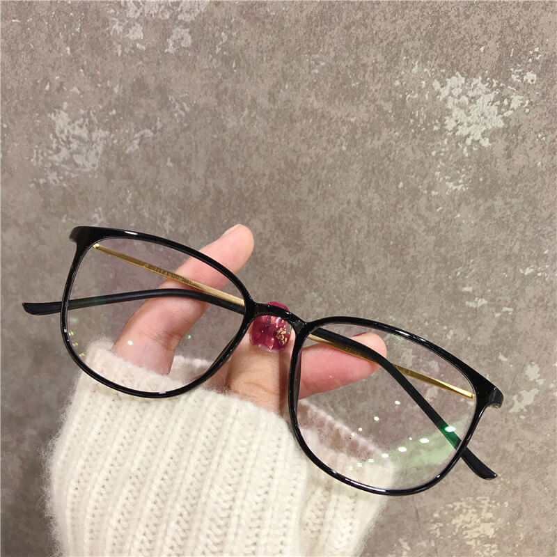 Pure Titanium Glasses Frame Ultralight Women Eyeglasses Frames Myopia Optical Prescription Eyewear 22158 - - Luxury Accessories by WAAMII