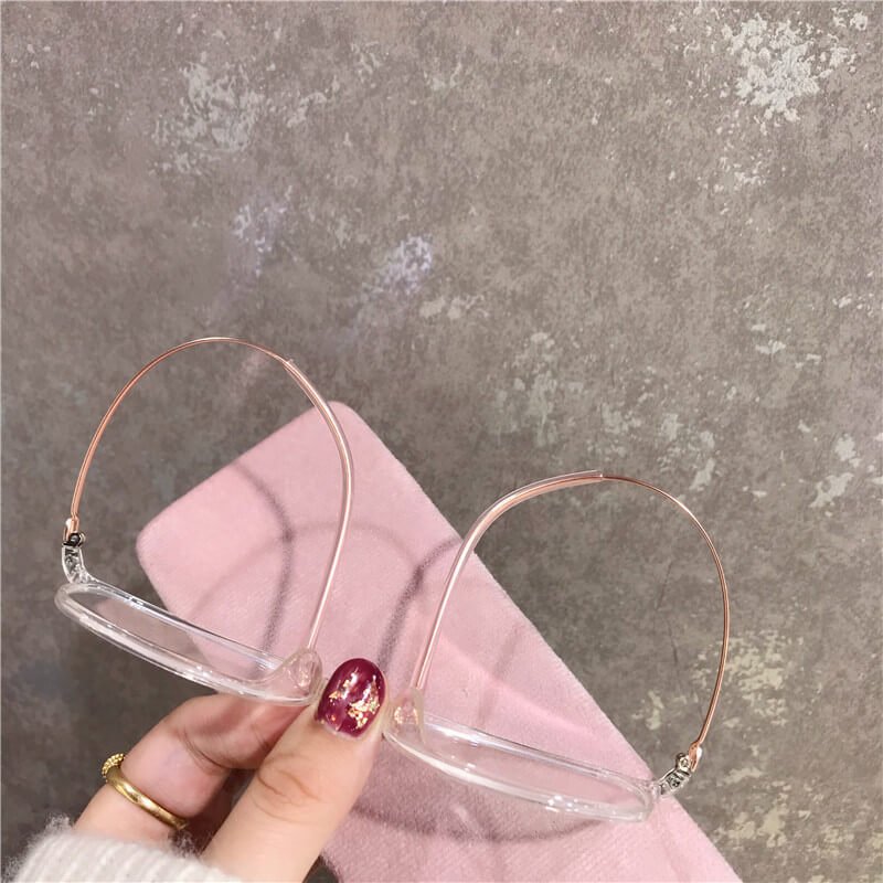 Pure Titanium Glasses Frame Ultralight Women Eyeglasses Frames Myopia Optical Prescription Eyewear 22158 - - Luxury Accessories by WAAMII