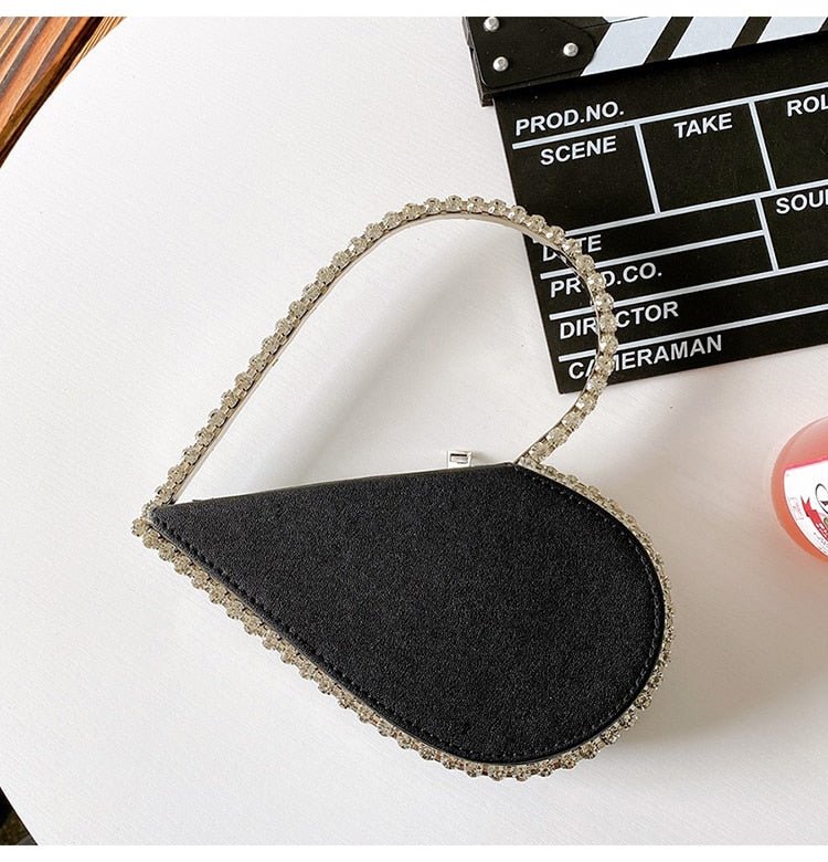 Red Heart Diamond Evening Clutch - - Luxury bags by WAAMII