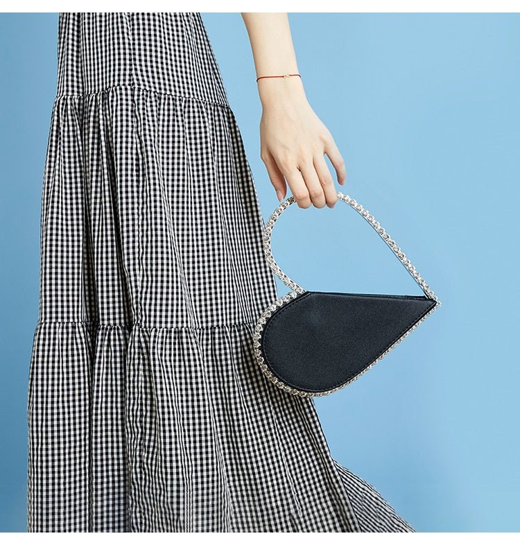 Red Heart Diamond Evening Clutch - - Luxury bags by WAAMII