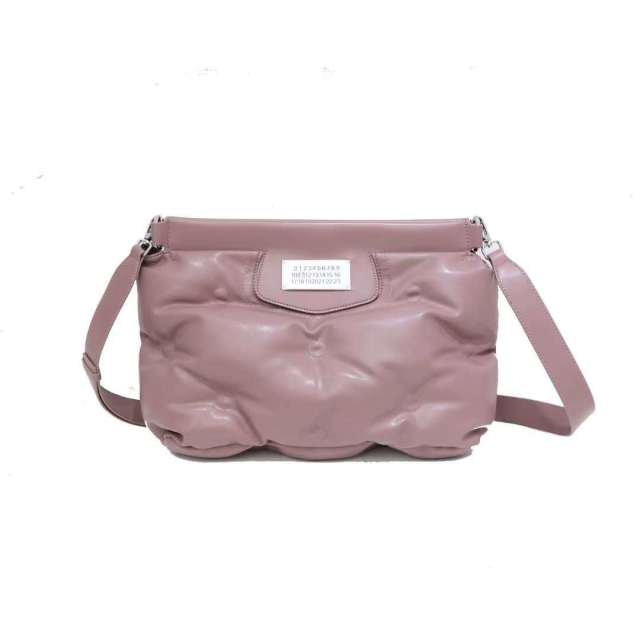 Ruched Ruffles Shoulder Cloud Space Cotton Down Crossbody Quilted Handbag - Pink 34-10-27cm - Luxury bags by WAAMII