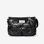 Ruched Ruffles Shoulder Cloud Space Cotton Down Crossbody Quilted Handbag - Black 34-10-27cm - Luxury bags by WAAMII