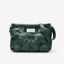 Ruched Ruffles Shoulder Cloud Space Cotton Down Crossbody Quilted Handbag - Green 34-10-27cm - Luxury bags by WAAMII