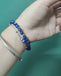 S925 Sterling Silver Genuine Blue Kyanite Semi-precious Healing Crystal Beads Bracelet - - Luxury Jewelry by WAAMII