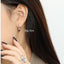 S925 Sterling Silver Geometric Polygonal Hoop Earrings - - Luxury Jewelry by WAAMII