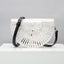 Semicircular Box Tortoise Shell Hollow Out Acrylic Clutch - white pu - Luxury bags by WAAMII