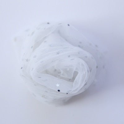 Shiny Glitter Star Ladies Sexy Fishnet Mesh Socks Summer Style - white - Luxury Accessories by WAAMII