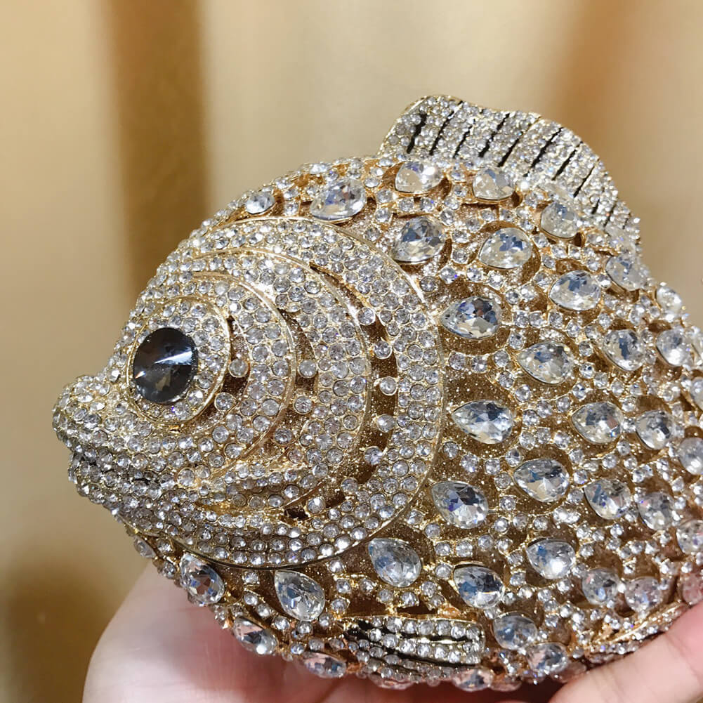 Sparkle Fish Clutch Bag Evening Clutch - - Luxury bags by WAAMII