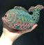 Sparkle Fish Clutch Bag Evening Clutch - Blue Pink - Luxury bags by WAAMII
