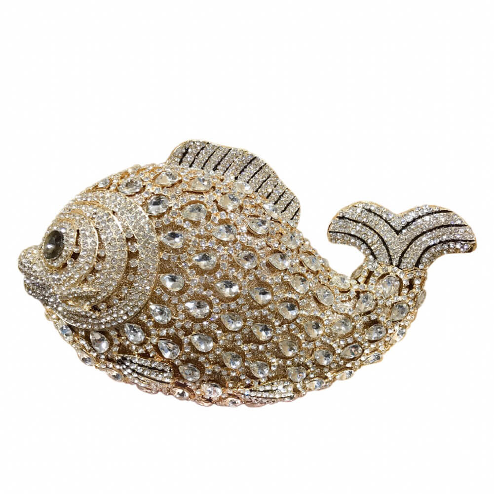 Sparkle Fish Clutch Bag Evening Clutch - - Luxury bags by WAAMII
