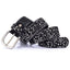 Star-Studded Leather Belts Designer Belts for Women - Black 110cm - Luxury Accessories by WAAMII