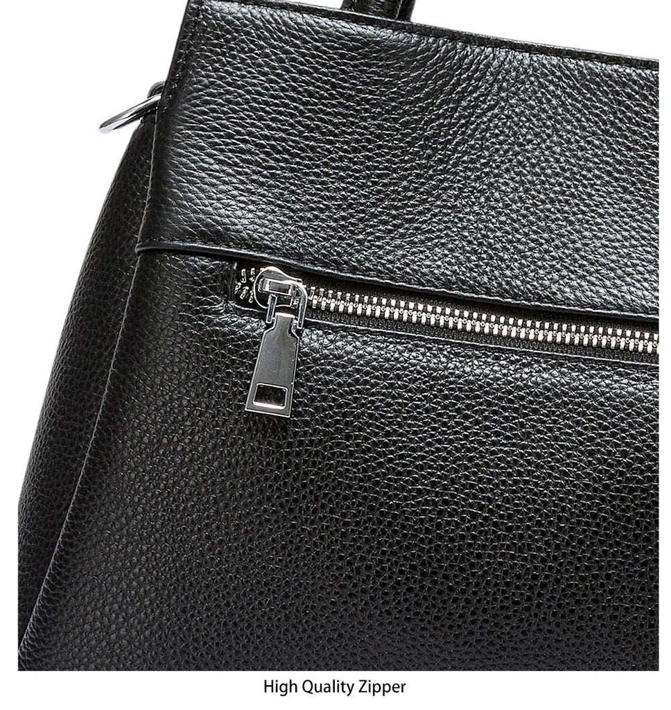 Stylish Genuine Leather Fashion Tote Bag - - Luxury bags by WAAMII