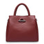 Stylish Genuine Leather Fashion Tote Bag - Burgundy - Luxury bags by WAAMII