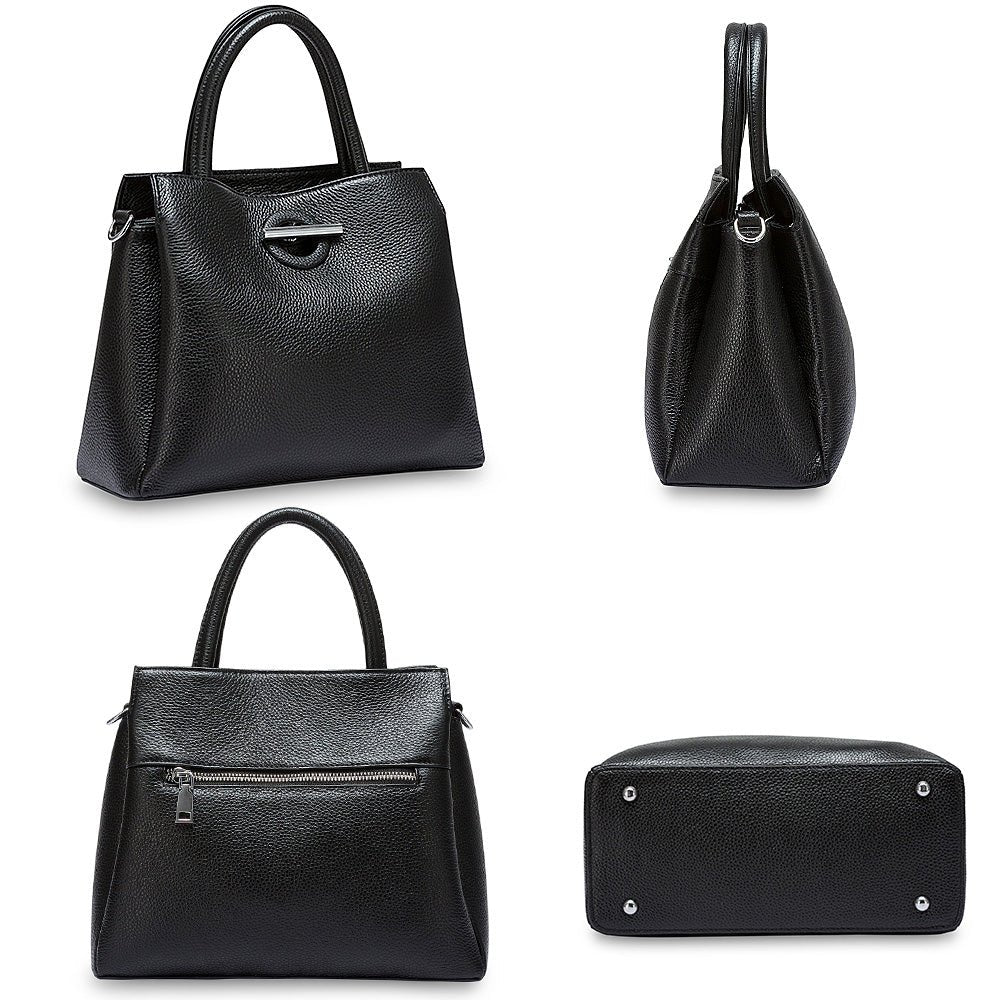 Stylish Genuine Leather Fashion Tote Bag - - Luxury bags by WAAMII