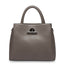 Stylish Genuine Leather Fashion Tote Bag - Gray - Luxury bags by WAAMII