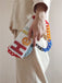 Stylish Letter Acrylic Clutch Bag - With Chain No.2 - Luxury bags by WAAMII
