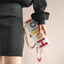 Stylish Letter Acrylic Clutch Bag - With Chain No.1 - Luxury bags by WAAMII