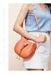 Stylish Soft Leather Half Circle Mini Bucket Tassel Crossbody bags WAAMII   